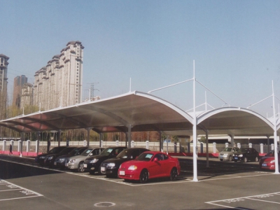 膜結構汽車棚